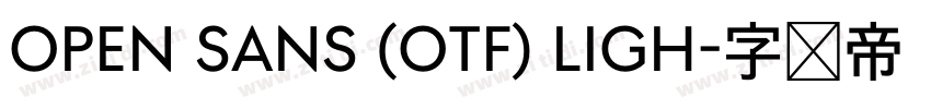 Open Sans (OTF) Ligh字体转换